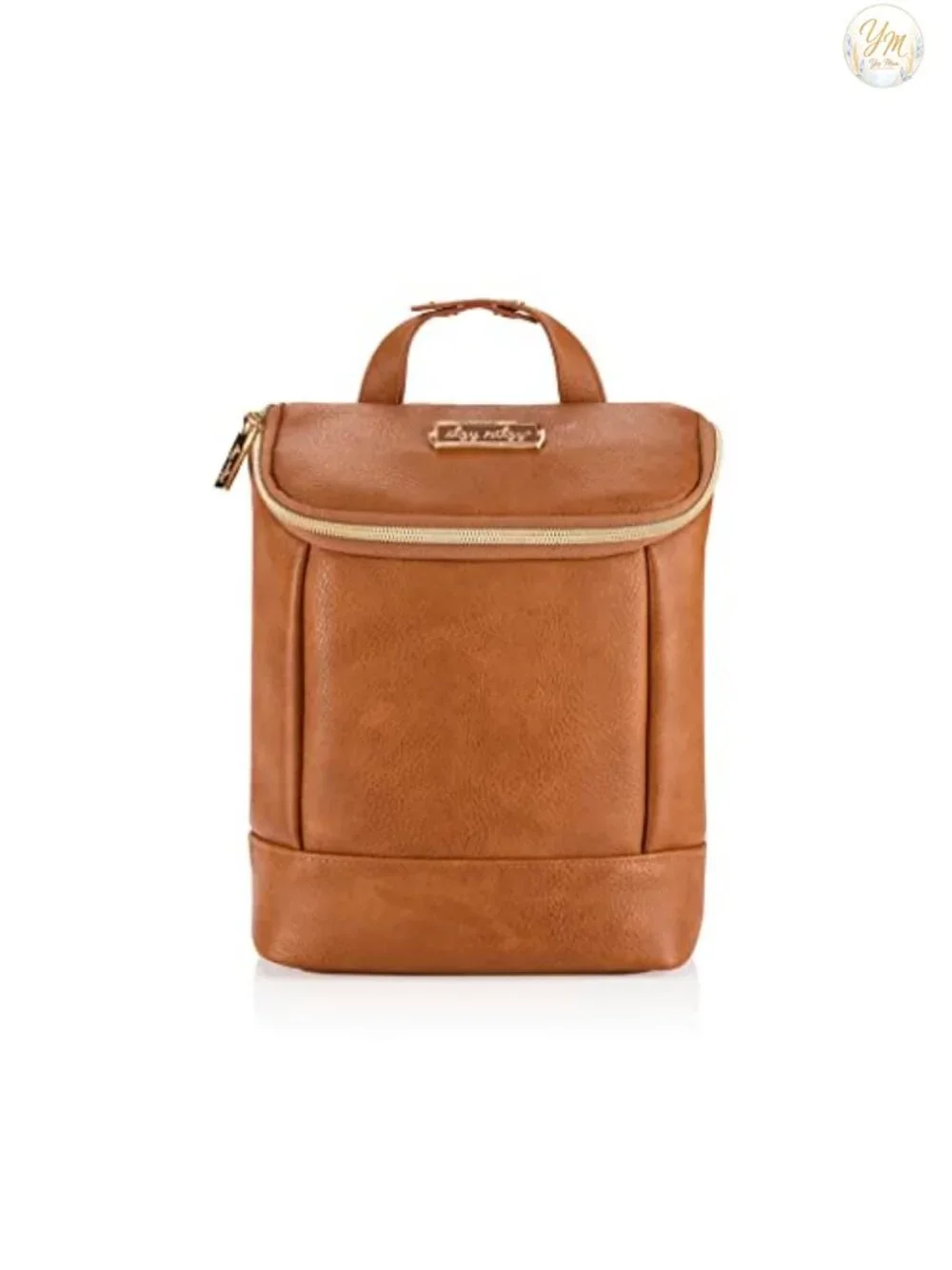 Insulated Bottle Bag Holds 3 Bottles Faux Leather Travel Organizer